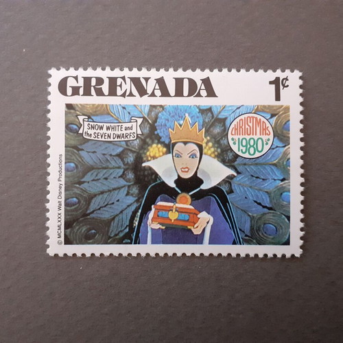 Grenada Walt Disney Snow White and the Seven Dwarfs Christmas stamps set 7 1980 MNH