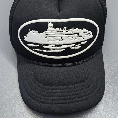 Corteiz hat, black, one size