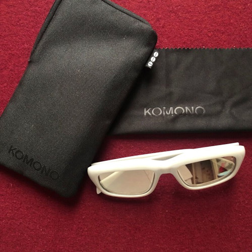 Komono Matt Unisex sunglasses like new with light gray frame