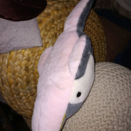 Plush dolphin new, can be used as a pillow