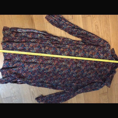 Women's long Mango shirts like new, size M/L, paisley pattern