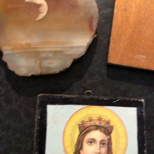 Christian Orthodox icons used, pack of 5 pieces