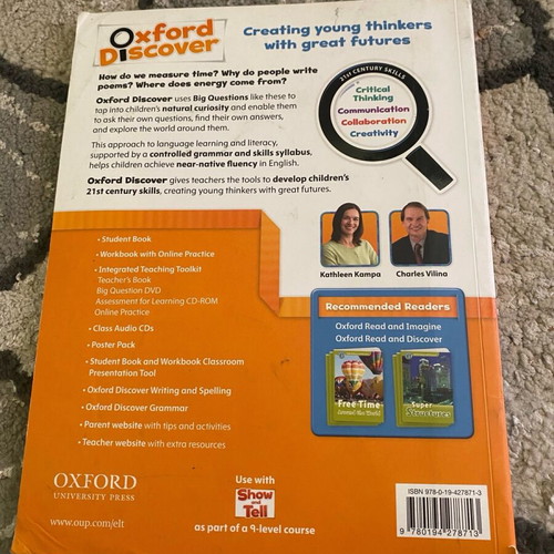 Oxford Discover 3 Student Book and Study Companion used