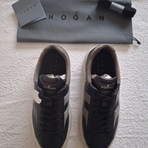 Hogan H-Stripes sneakers, size 43, blue