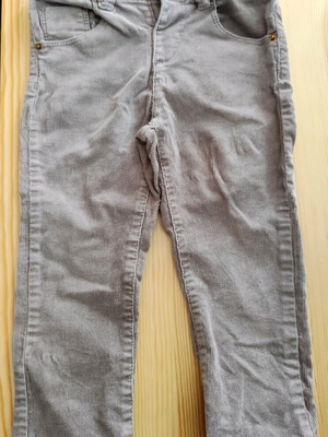 Corduroy pants Zara gray 86 cm like new