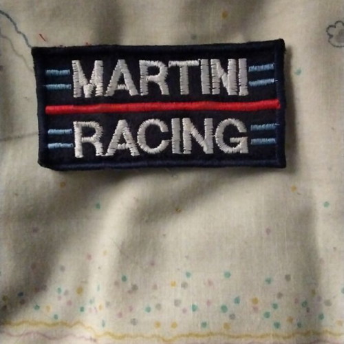 Martini Racing embroidered patch like new