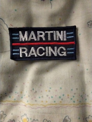 Martini Racing embroidered patch like new