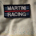 Martini Racing embroidered patch like new