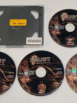 Faust The Seven Games of the Soul PC game like new, Adventure, 4 CDs