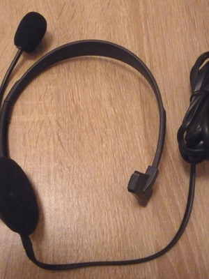 Headset για σταθερό τηλέφωνο με κλασσικό κλίπ ακουστικού σαν καινούργιο