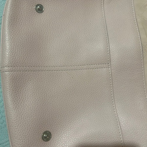Longchamp leather bag used, pink, 30x21x10 cm