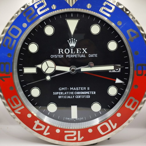 Rolex GMT-Master II wall clock with sweeping seconds hand