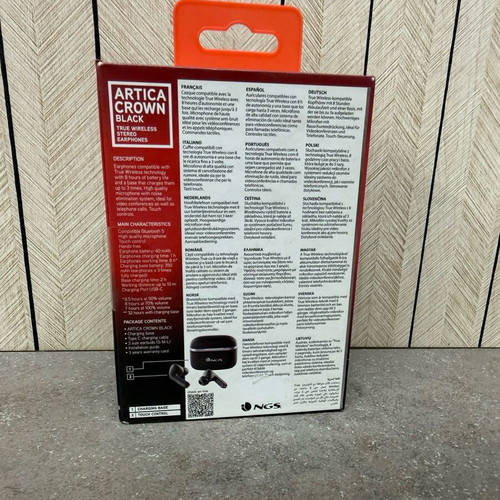 NGS Artica Crown wireless Bluetooth earbuds new