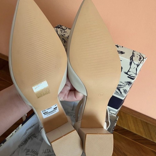 Alta Moda Nude Pumps Size 41 with Block Heel
