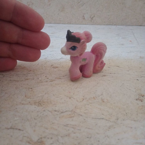 Filly Princess pony used, fuzzy miniature figure