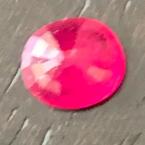 Natural ruby 3.25 cts new, round cut
