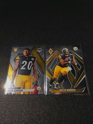 2024 Panini Phoenix Mosaic Pittsburgh Steelers cards like new