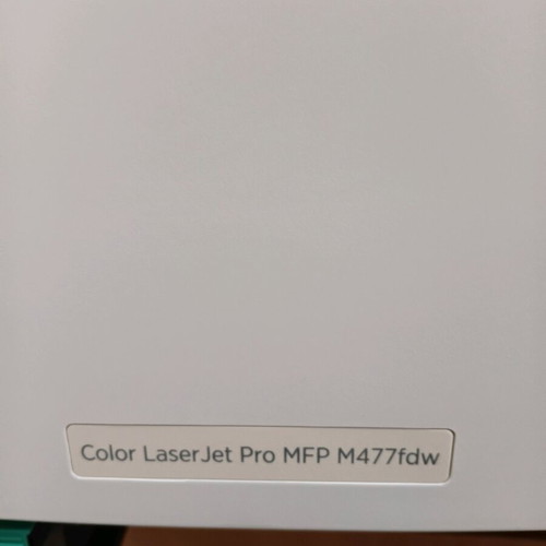 HP Color LaserJet PRO MFP M477fdw scanner with used ADF