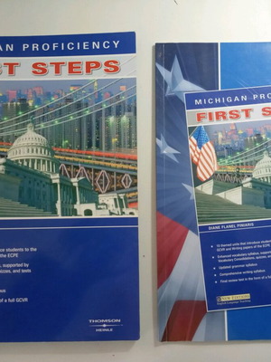 Michigan Proficiency First Steps pack of 2 books used