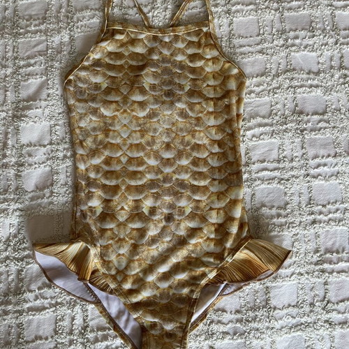 Molo girls' swimsuit like new, size 4-5 years