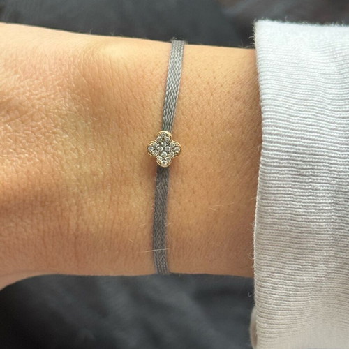 Apriati gold cross bracelet with diamonds like new