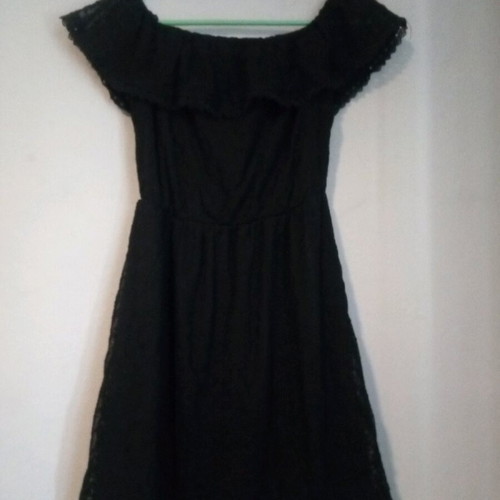 Stradivarius black dress size S like new