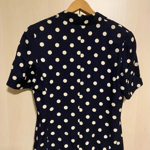 Fidele Blue Polka Dot Jacket Like New, Size L