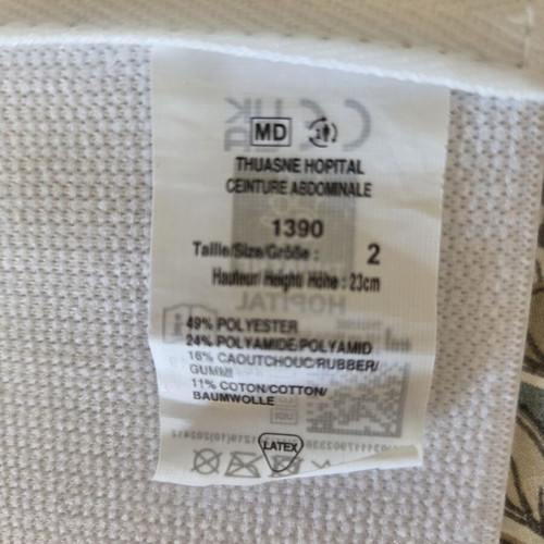 Postoperative belt like new, 1.10 × 0.23cm