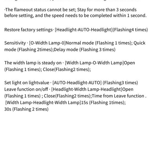Ford EcoSport automatic light switch new with light sensor