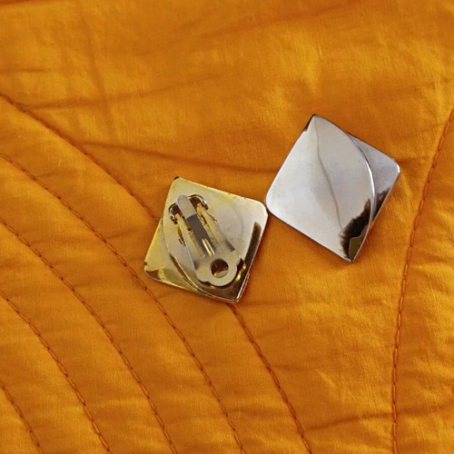 Vintage earrings used with clip personal collection
