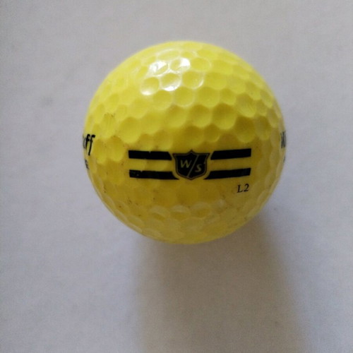Wilson Staff Premium Range golf ball yellow new