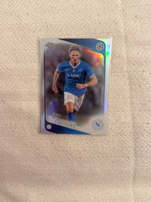 Topps Chrome UEFA Scott McTominay Refractor #41 Napoli like new
