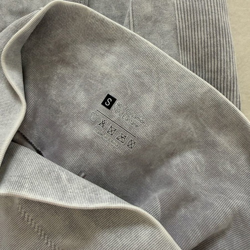 Gym leggings grey seamless high waist like new size S