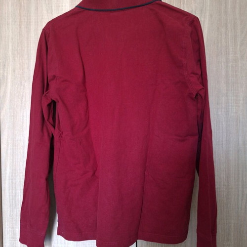 P- CLUB men's polo shirt used, size Medium, red