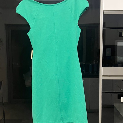 Rinascimento cotton midi dress like new, green, size S