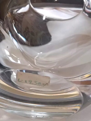 Λευκό διακοσμητικό Murano σαν καινούργιο, 10 εκ ύψος, 36 εκ περίμετρος