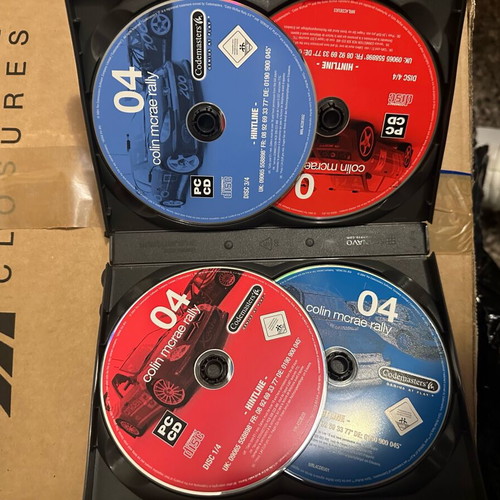 Colin Mcrae Rally 04 used, set of 4 discs