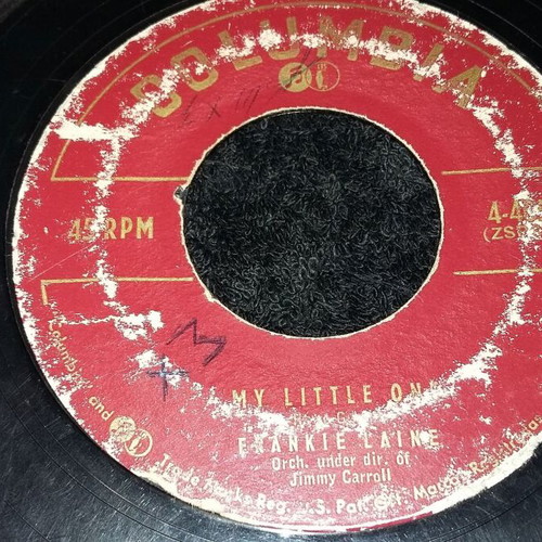 Foreign 7-inch records used, rare collection of 4 pieces