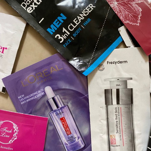 Sample masks Apivita, Loreal, Fresh Line, Cerave, Panthenol, Frezyderm, Youth Lab and more new