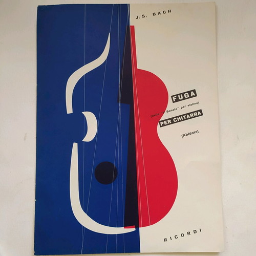 Guitar sheet music like new, pack of 10 classical pieces