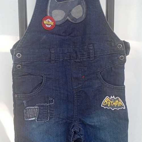 Denim overalls for babies like new, size 23 months, Barman