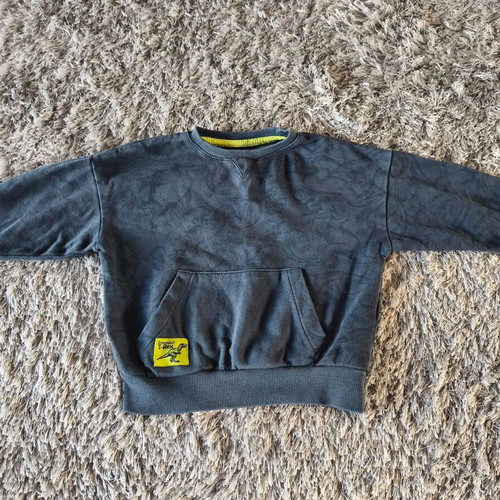 Sweatshirt 100% cotton with dinosaurs like new, size 3 years