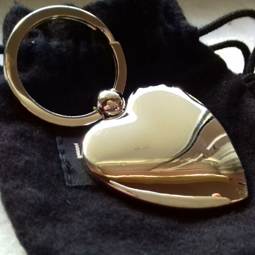 Links of London heart keyring silver new