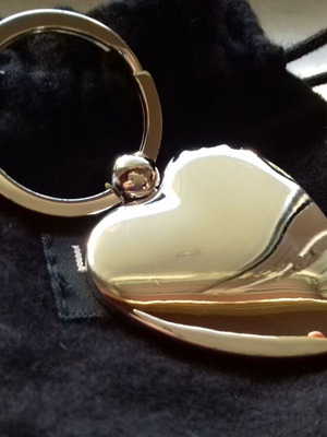 Links of London heart keyring silver new