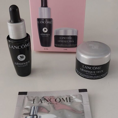 Lancôme Génifique Ultimate Duo Set Serum 10ml Eye Cream 5ml new