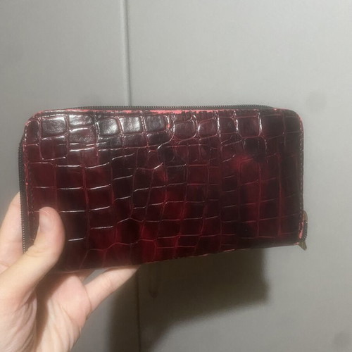 Women's wallet new, burgundy color