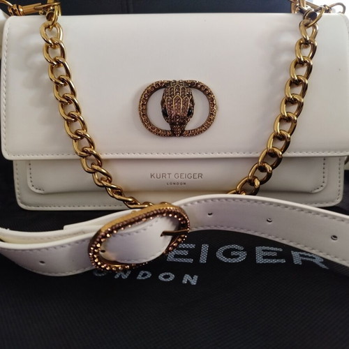 Kurt Geiger London Chelsea East West Bag like new, shoulder, white