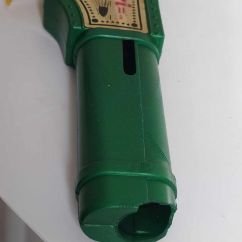 Benelli Rifle Space friction gun used, Greek plastic toy from 70s