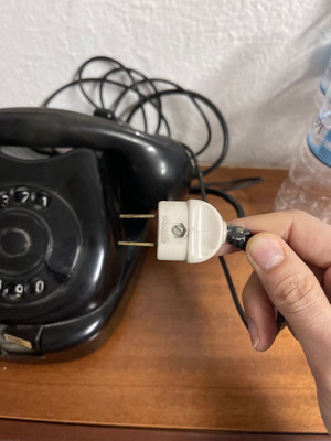 Antique telephone used