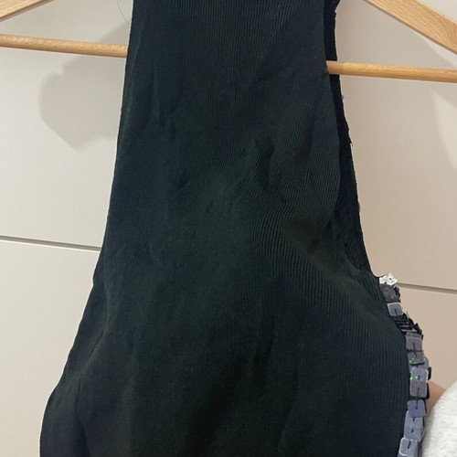 Top used, black, size S